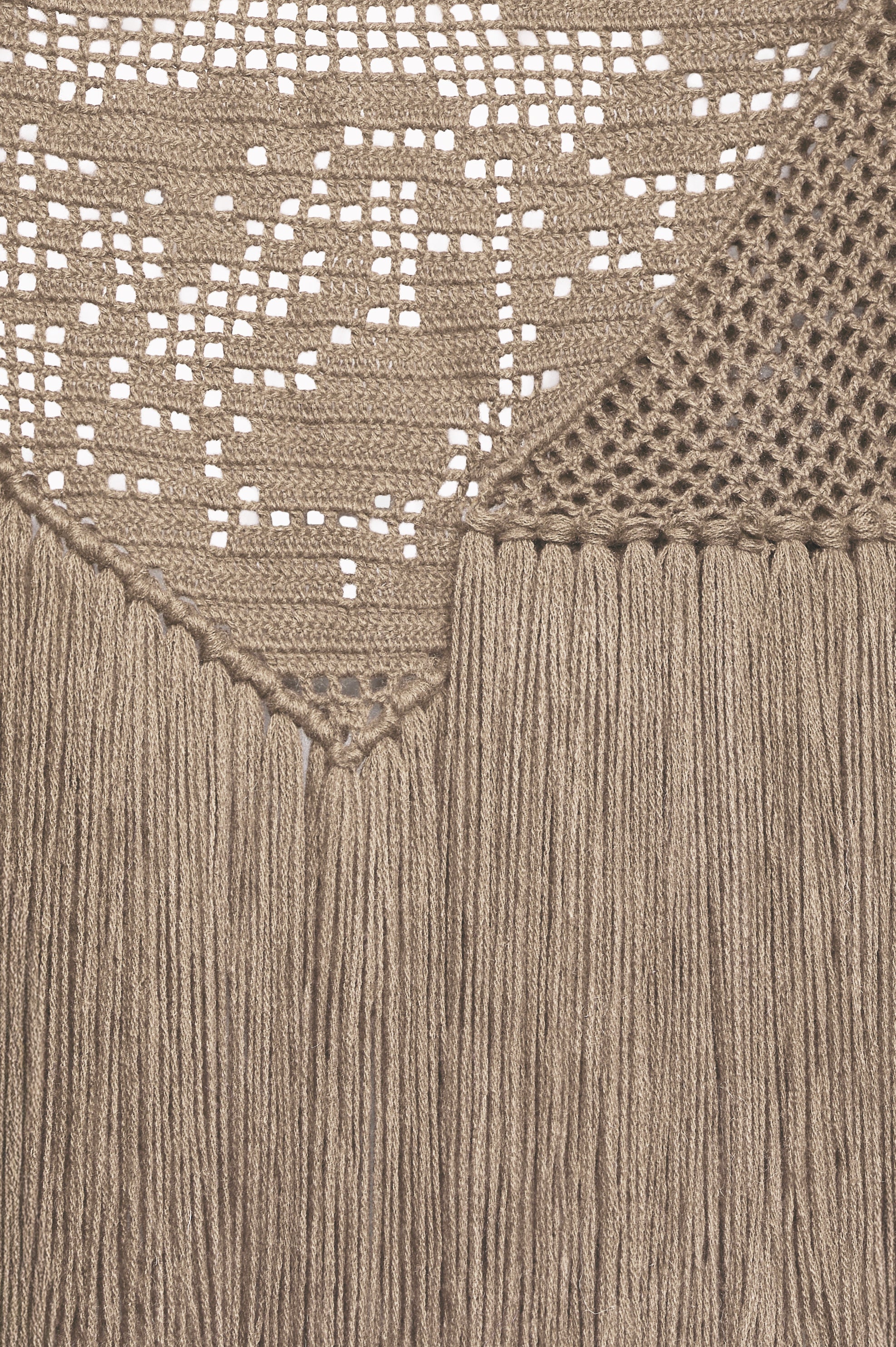Scialle Peonia in Alpaca, Sampieri Sand, Detail